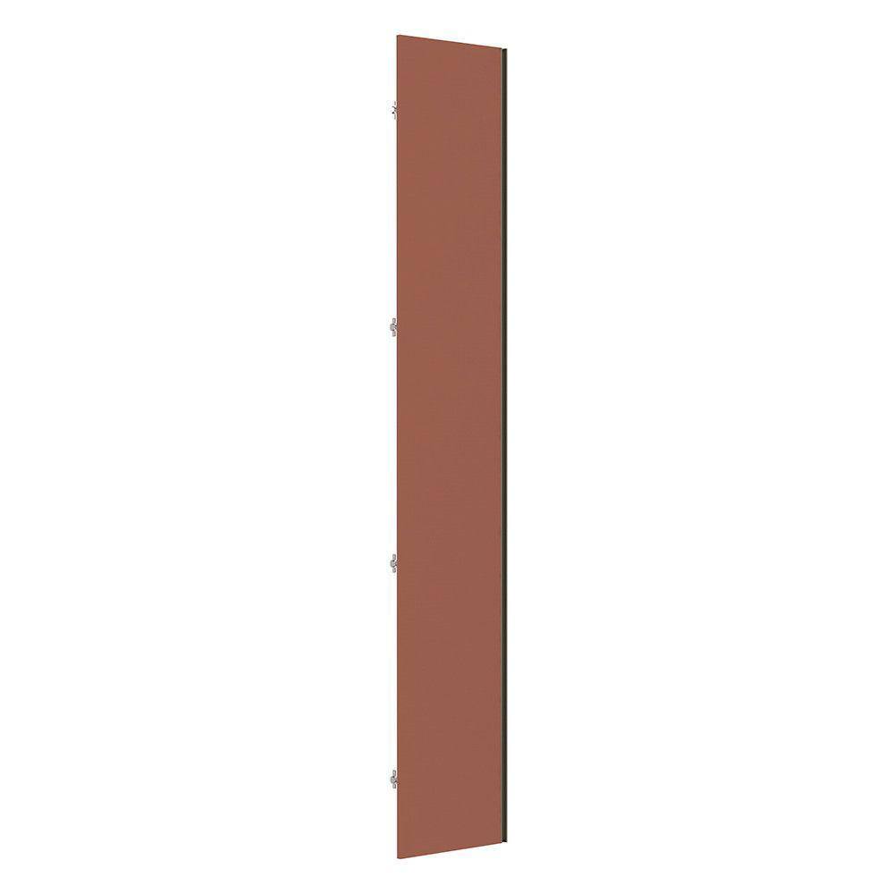 Porta para Roupeiro Closet Canto Individual 40cm Puxador Perfil Inox Luciane Móveis