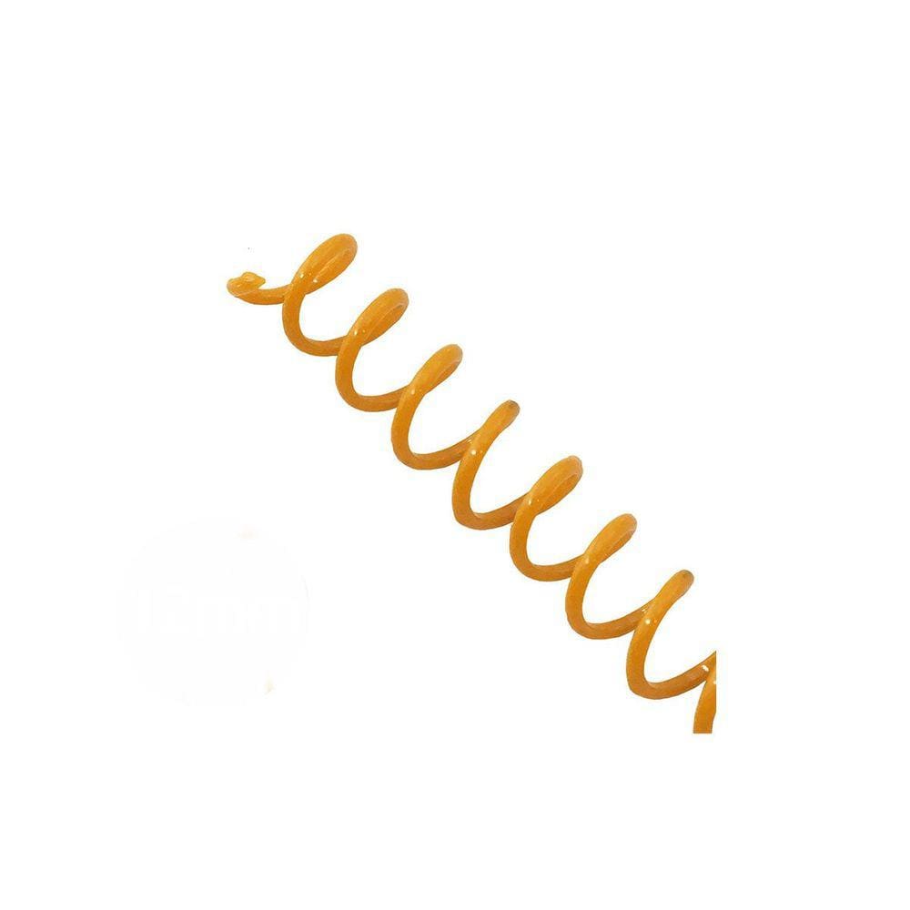 Espiral para Encadernação Laranja 25mm 160 Folhas 45 und