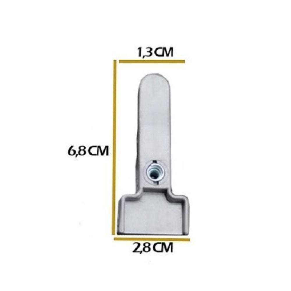 Kit 20 Presilhas Para Cabides Cor Prata