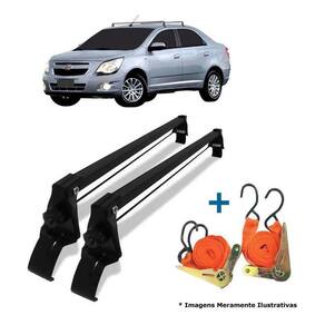 Rack Teto Bagageiro + 2 Cintas Cobalt 4 Portas 2011 A 2019
