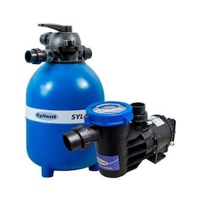 Kit Filtro Piscina Syl40 + Bomba Syllent 1/2Cv - Até 50.000L