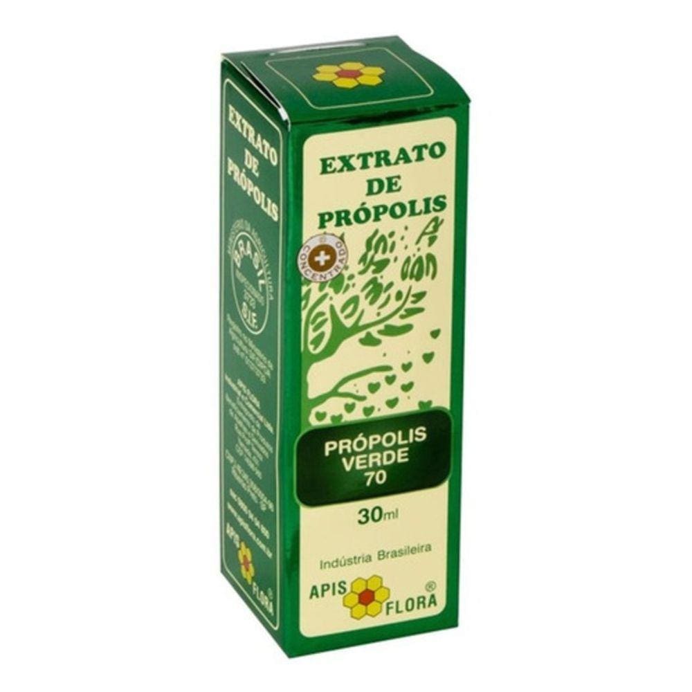 Extrato De Propolis Verde 70% 30Ml Apisflora