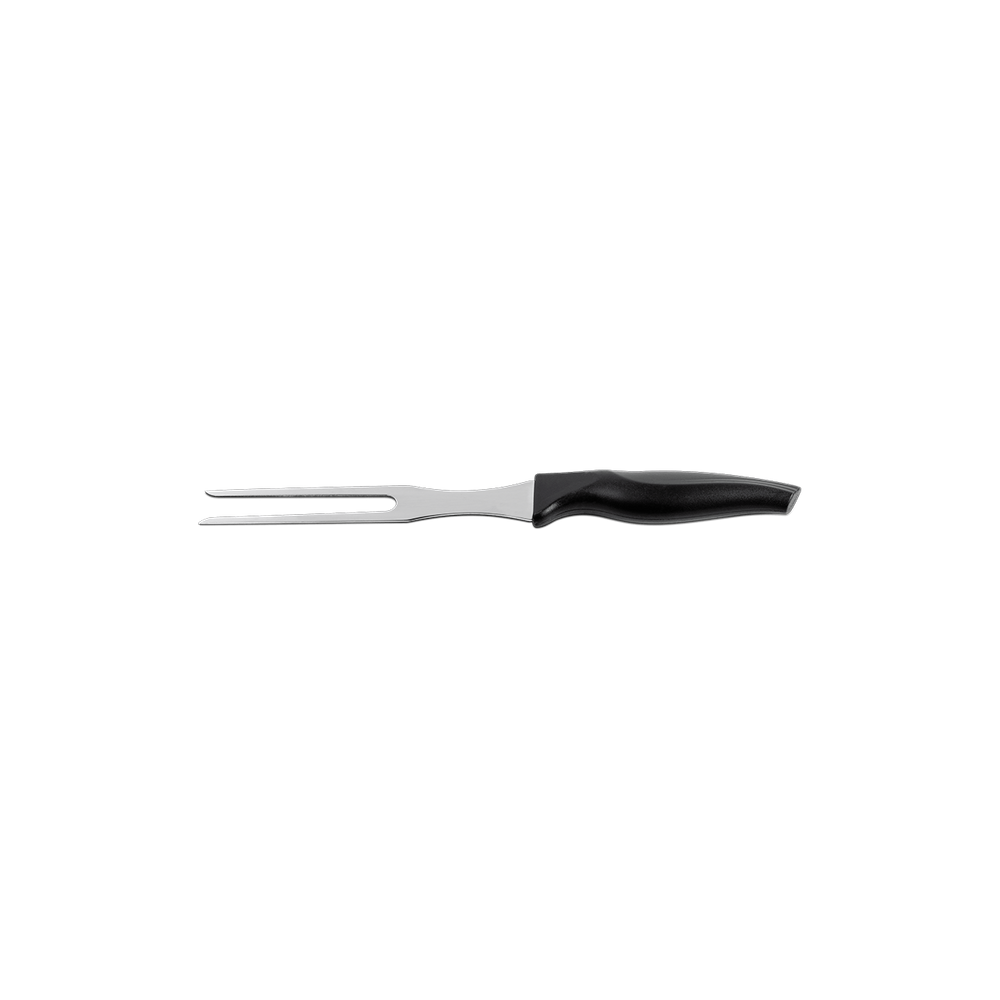 Garfo Trinchante Brinox Cross 29 cm Em Aço Inox Com Cabo Preto