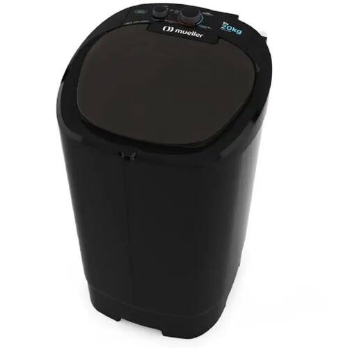 imagem-Lavadora De Roupas Mueller BIG 20 Kg Semiautomática Preta - 127 Volts - 110V
