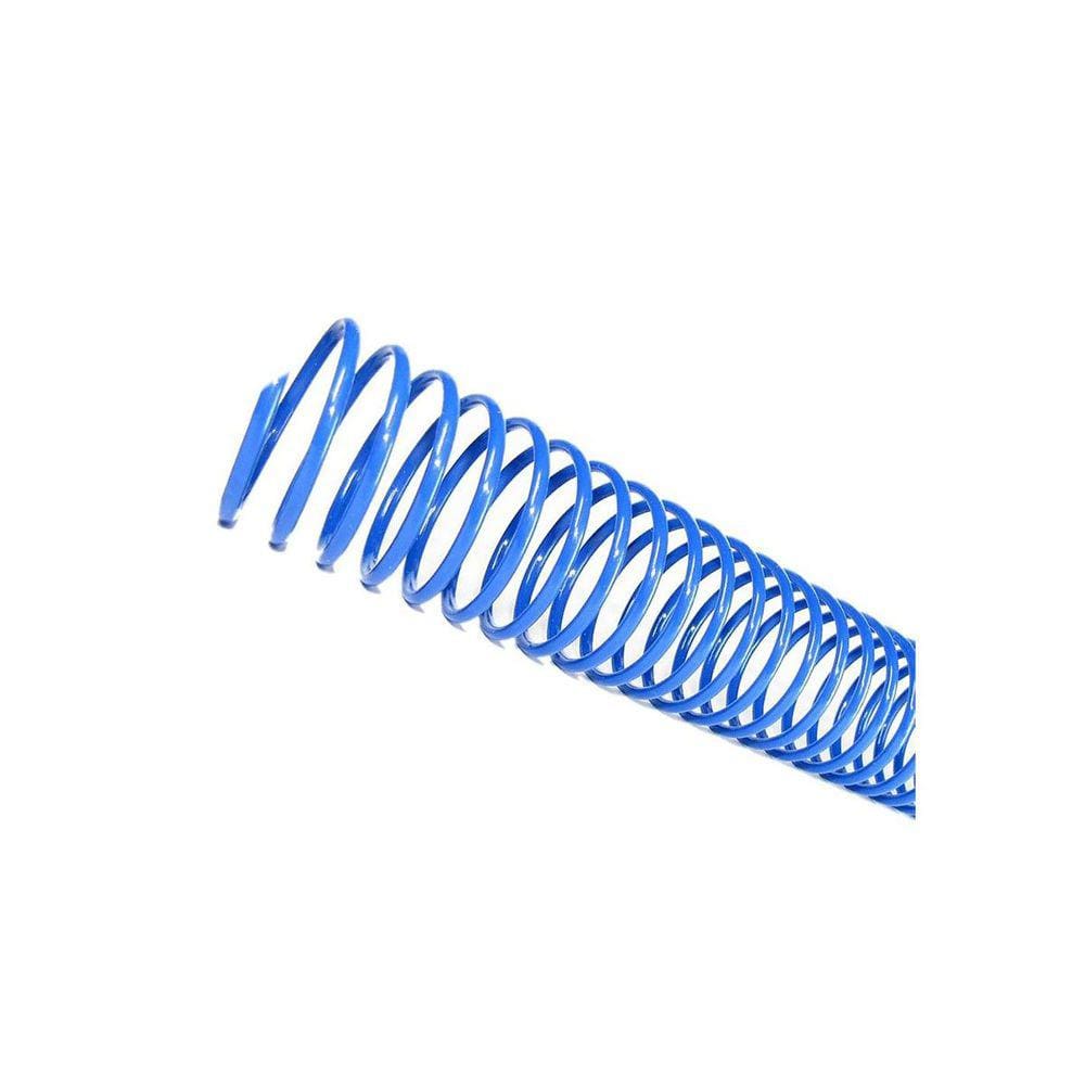 Espirais para Encadernação Azul 12mm 70 Folhas 100 und