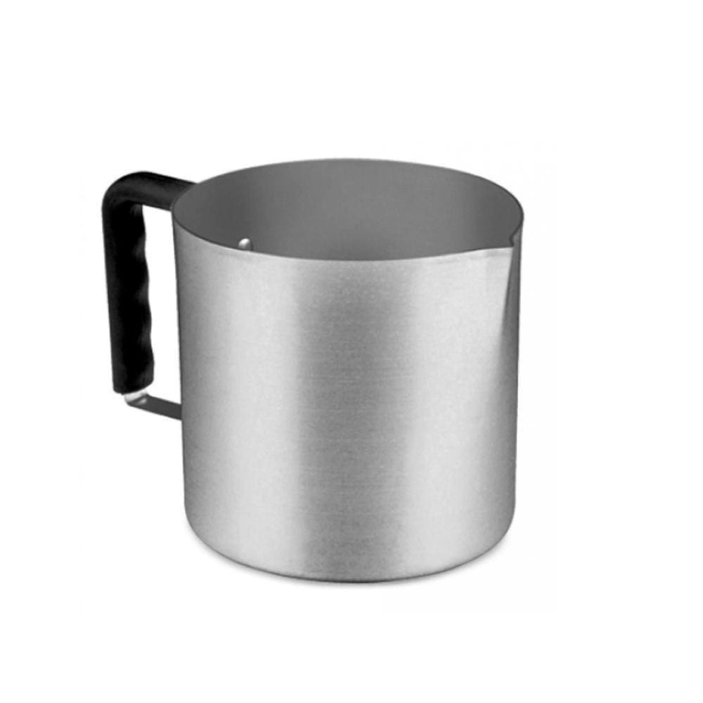 Caneca Hotel 14 Cm 2 Litros Cabo Baquelite Alumínio - Abc