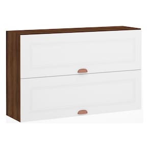 Armário para Cozinha Basculante Duplo 120 cm 2 Portas Safira Luciane Móveis