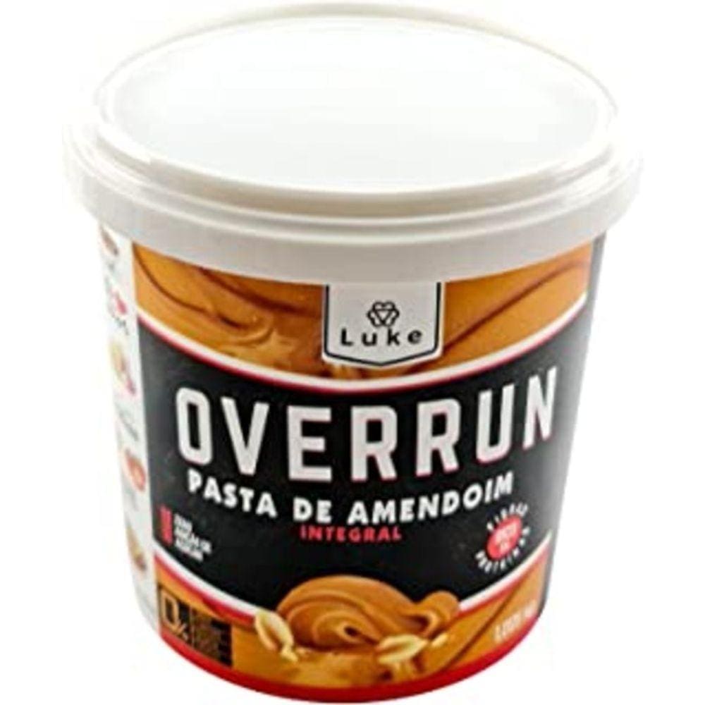 Pasta De Amendoim Integral 500G Overrun