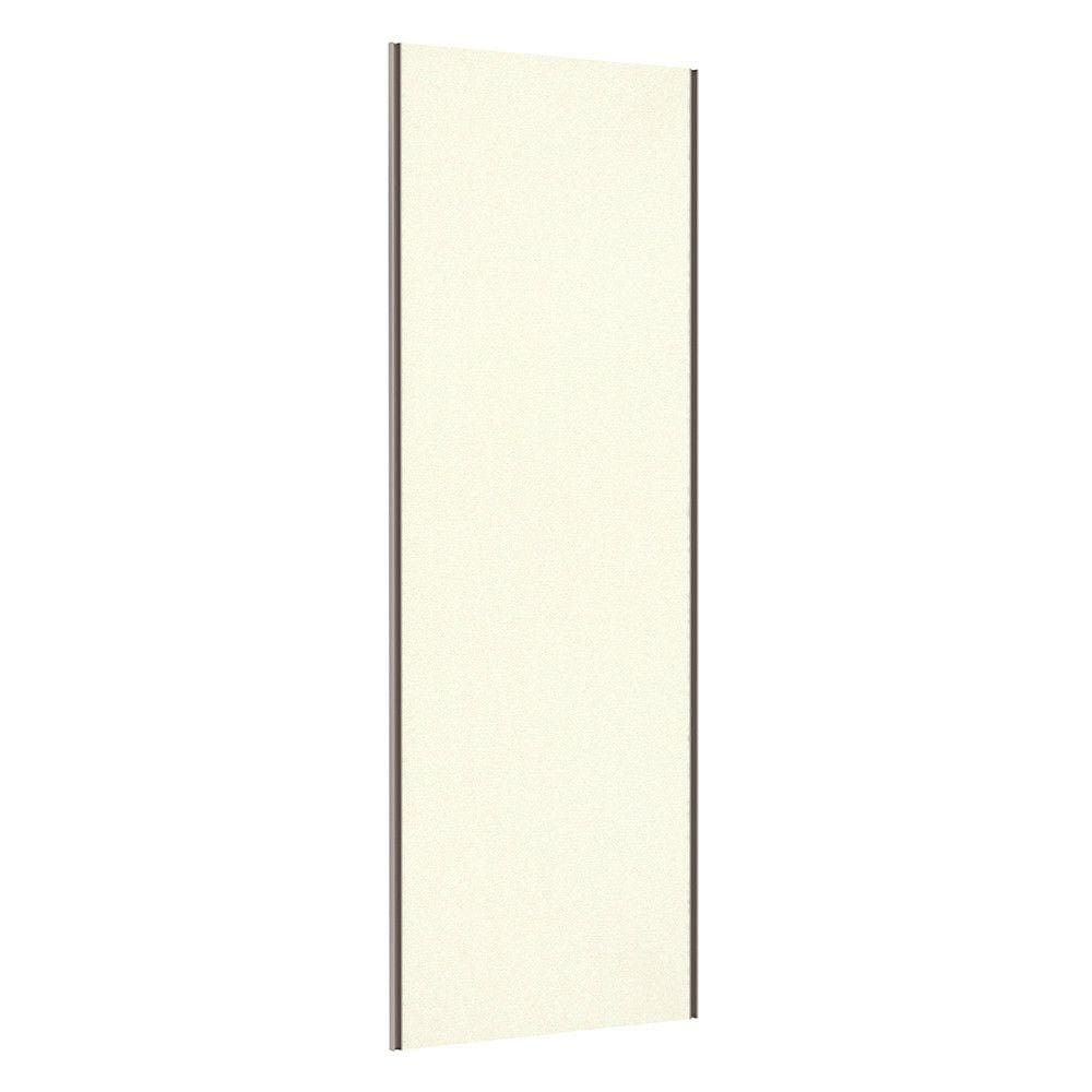 Porta de Correr Closet 80cm com Puxador Perfil Champagne e Kit Ferragem Prime Luciane Móveis