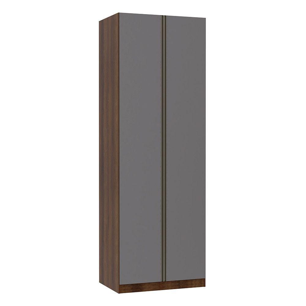 Guarda Roupa Solteiro 2 Portas 3 Gavetas 80 cm Prime Luciane Móveis