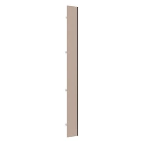 Porta para Closet Individual 25cm com Puxador Perfil Champagne Luciane Móveis