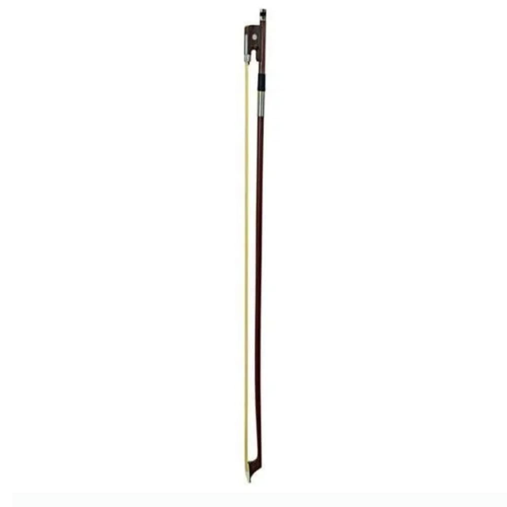 Arco De Violino Scarlett 4/4 Crina Animal Octogonal Em Madeira Natural