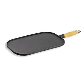 Bifeteira Chapa Lisa Oval Em Ferro Fundido 16x23 Cm Libaneza