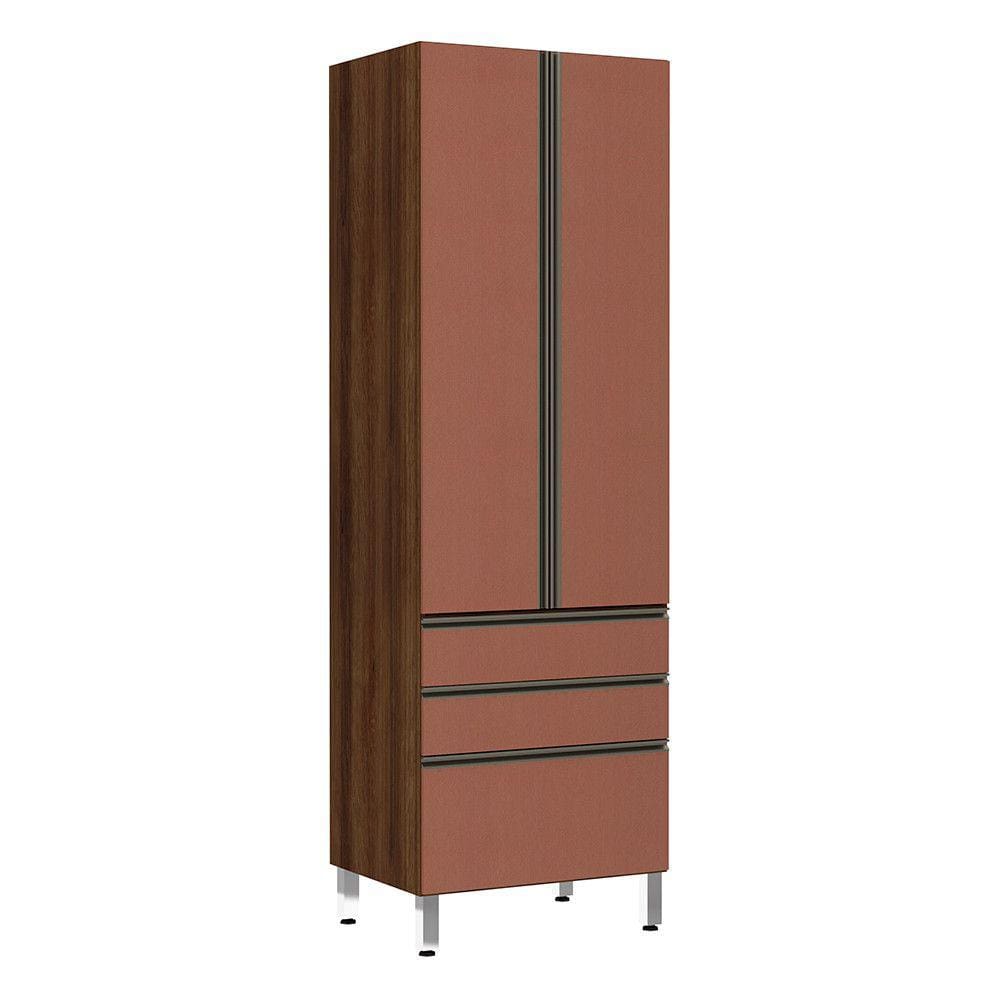 Paneleiro Torre 70cm 2 Portas 2 Gavetas 1 Gavetão Jade Luciane Móveis