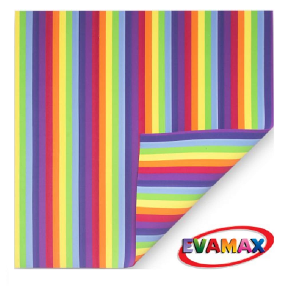 EVA Decorado Arco Iris 40X48cm - Pct 5 pçs - EVAMAX