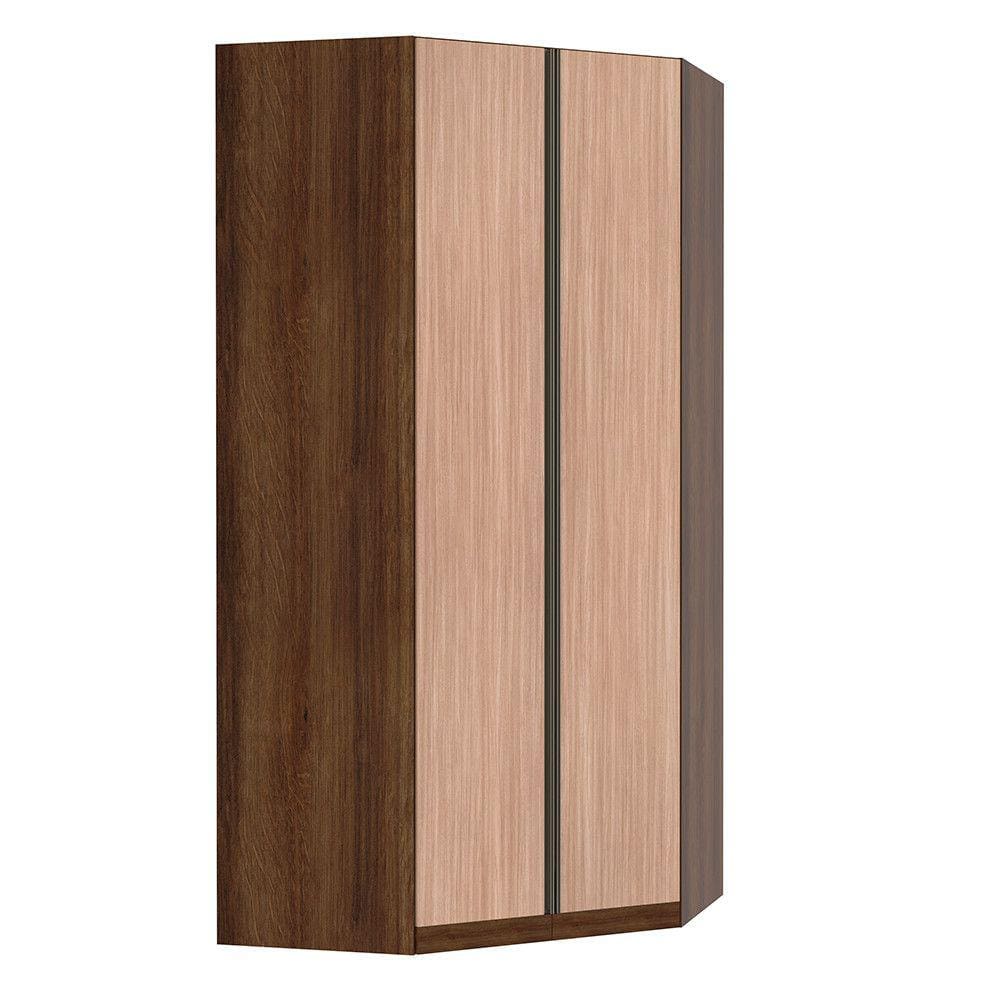 Guarda Roupa Canto Closet 2 Portas 7 Prateleiras 111,9cm Prime Luciane Móveis
