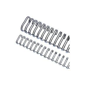 Wire-o Garra Duplo Anel 7/8" para 180 fls Carta 2x1 Preto 50 und