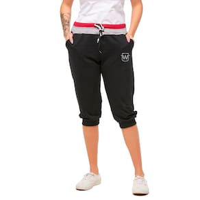 Bermuda De Moletom Feminina Saruel Skinny - B1w
