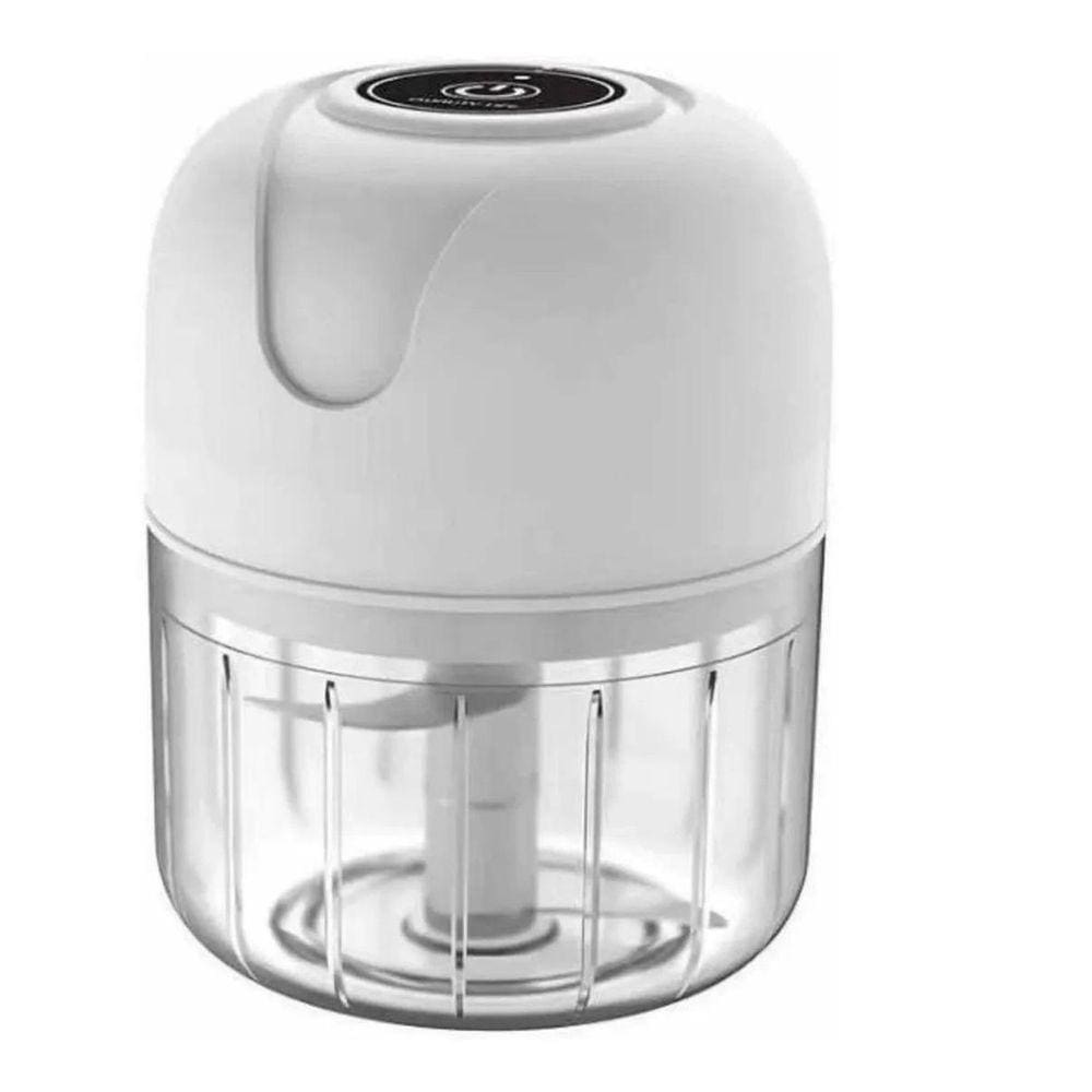 Mini Moedor Processador Elétrico Alimentos Alho Sem Fio Usb