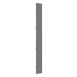 Porta para Closet Individual 25cm com Puxador Perfil Champagne Luciane Móveis