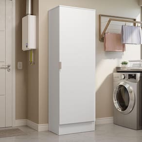 Armário Multiuso 60 Cm 1 Porta Branco Madesa Branco