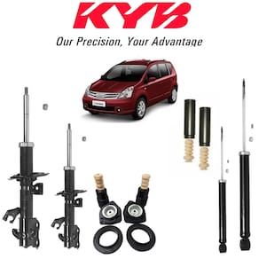 04 Amortecedor Kayaba Novo Dianteiro+Traseiro+Kit Completo Livina 1.6 16v 2012