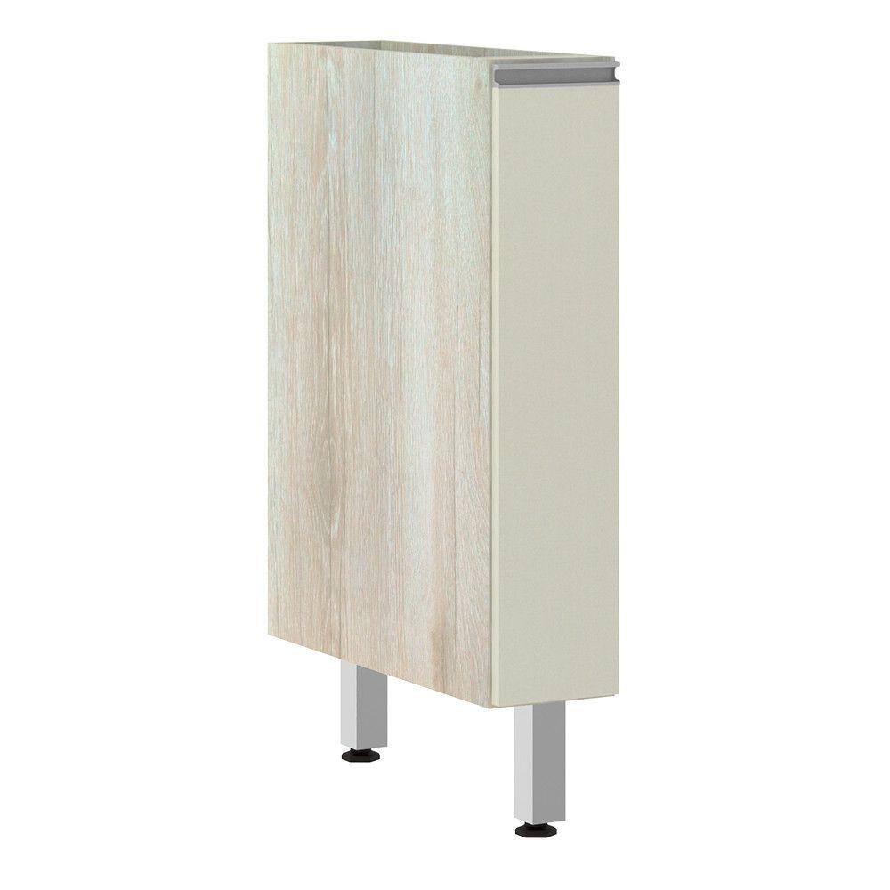 Balcão de Cozinha sem Tampo 15cm 1 Porta Lis Luciane Móveis