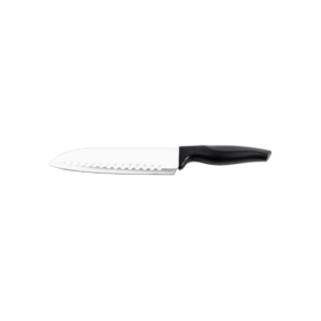 Faca Santoku Brinox Cross 7`` 31 cm Lâmina Aço Inoxidável Cabo Preto