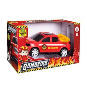 Carrinho Pick Up Bombeiro Samba Toys