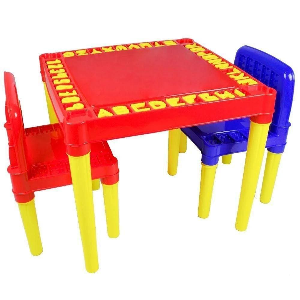 Mesinha E Cadeira Infantil De Atividades De Menino - Tritec