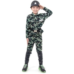 Fantasia Soldado Infantil com Capacete