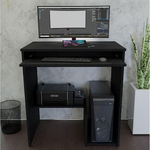Escrivaninha Computador 690x420 C/ Suporte CPU e Impressora