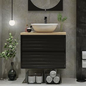 Gabinete para Banheiro 70cm Jade Darabas Agardi Preto