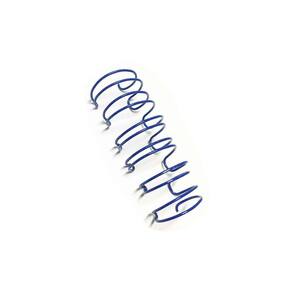 Wire-o Garra Duplo Anel 1" para 200 fls Carta 2x1 Azul 50 und
