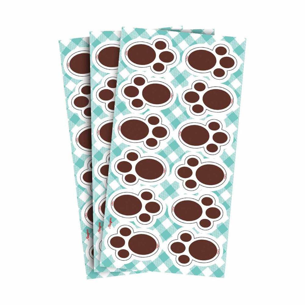 Adesivo Decorativo Patinhas de Coelho Páscoa Regina 36und