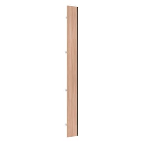 Porta para Closet Individual 25cm com Puxador Perfil Champagne Luciane Móveis