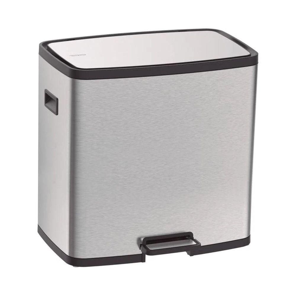 Lixeira Octos Inox Com 02 Baldes E Pedal 15L Tramontina