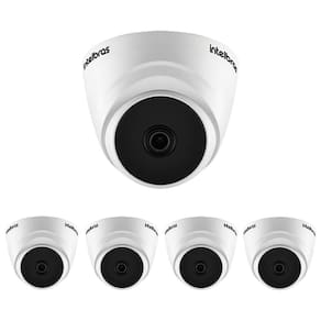 Kit 5 Câmeras Multi HD 2 Megapixels 2.8mm 20m VHD 1220 D G7 Intelbras