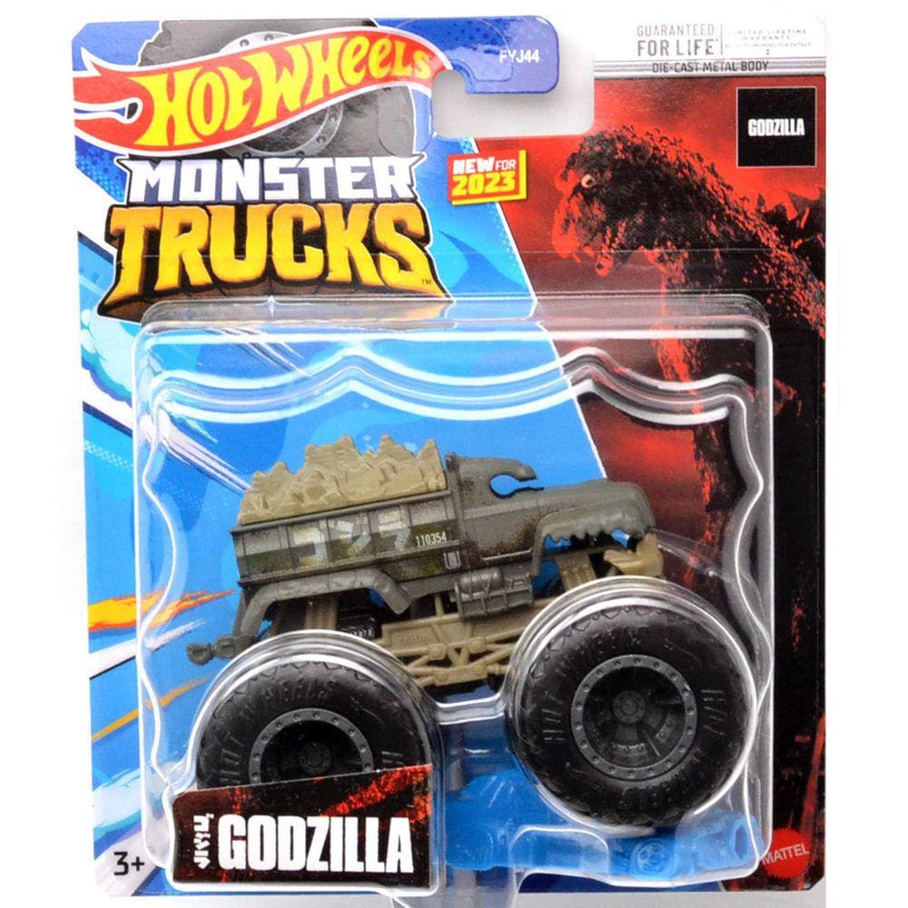 Hot Wheels Monster Trucks Carrinho 1/64 - Mattel Fyj44
