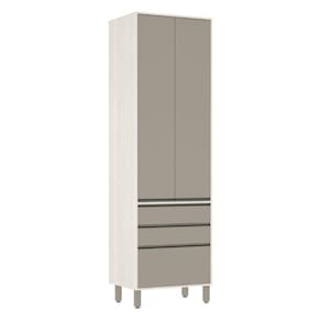 Paneleiro de Cozinha 70 cm 2 Portas 3 Gavetas Linea Luciane Móveis