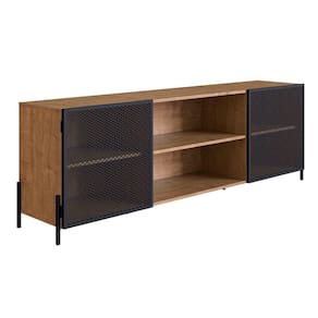 Rack New Vermont E Preto 180 Cm - D`rossi
