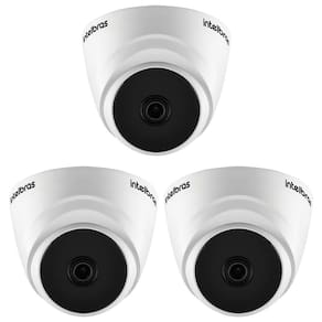 Kit 3 Câmeras Multi HD 2 Megapixels 2.8mm 20m VHD 1220 D G7 Intelbras