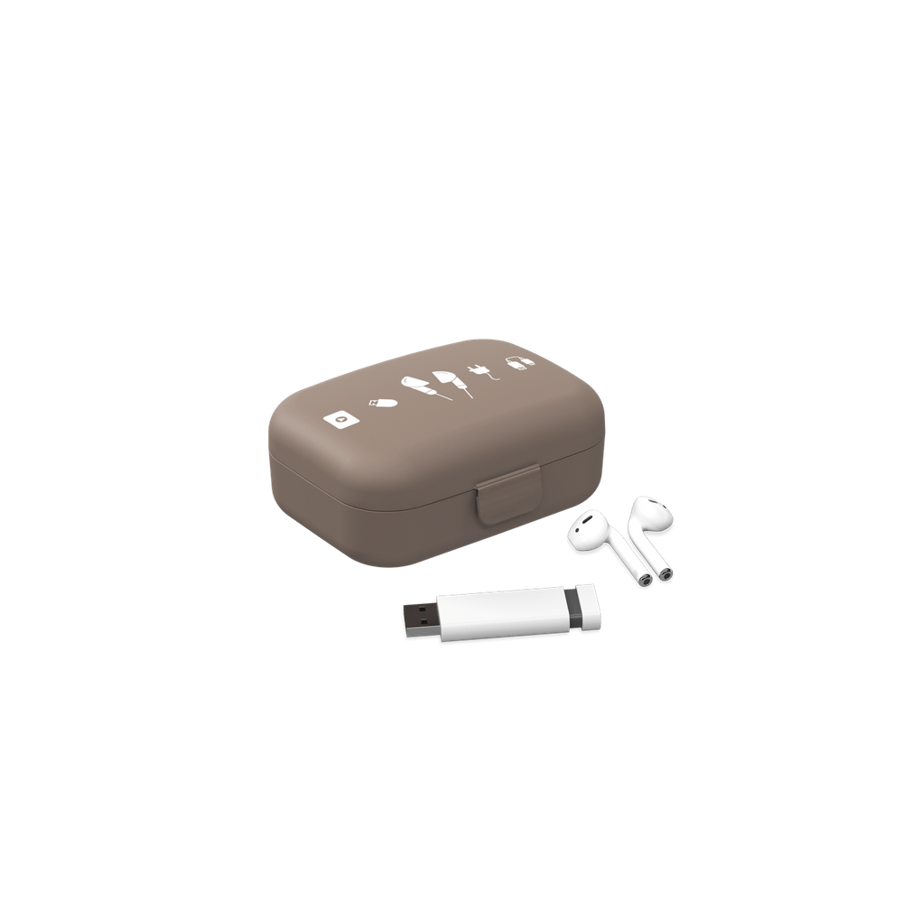 Necessária Micro Devices Coza 6,8 x 5 x 3 cm Warm Gray