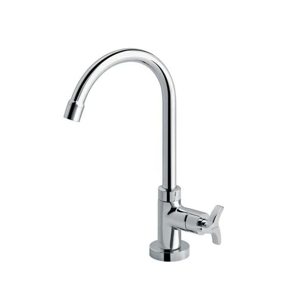 Torneira de Mesa para Cozinha Trio Cromado - Docol