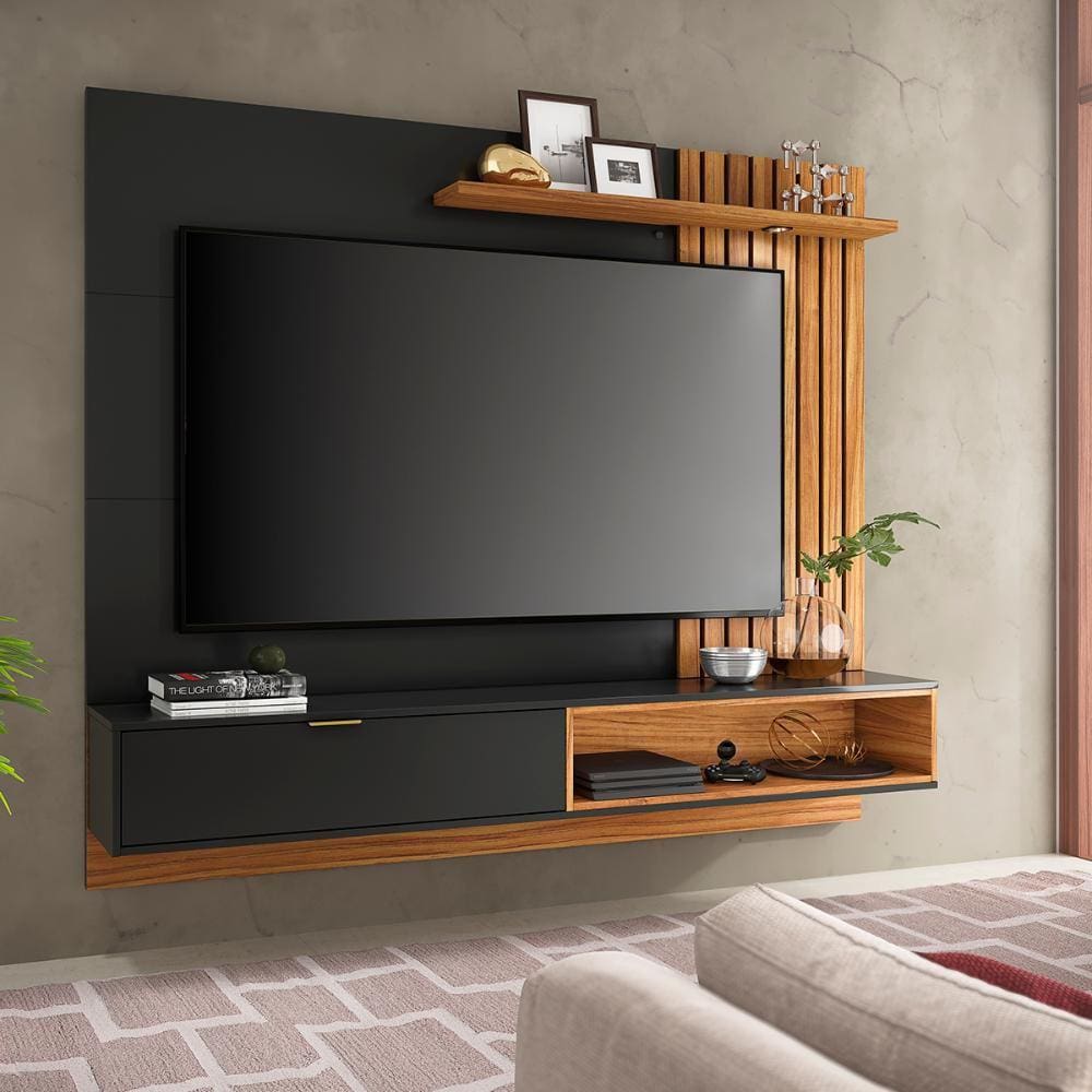 Painel Home Suspenso TV até 65" 1 Porta 1 Prateleira Tocantins 1.8