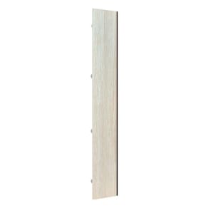 Porta para Roupeiro Closet Canto Diagonal Individual 40cm Puxador Perfil Champagne Luciane Móveis