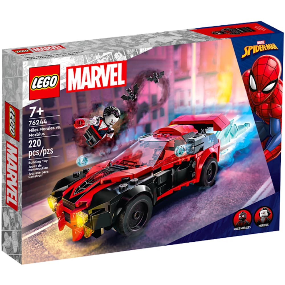 Lego Marvel Miles Morales Vs. Morbius 76244
