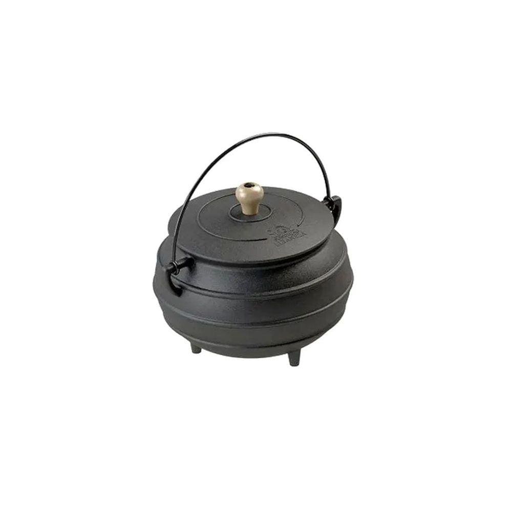 Panela Caldeirão Tripé Tradição Ferro Fundido Com Tampa 4 L