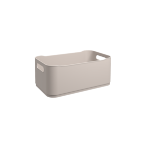 Cesta Organizadora Grande Coza Fit 30,5 x 18,5 x 12 cm Light Gray
