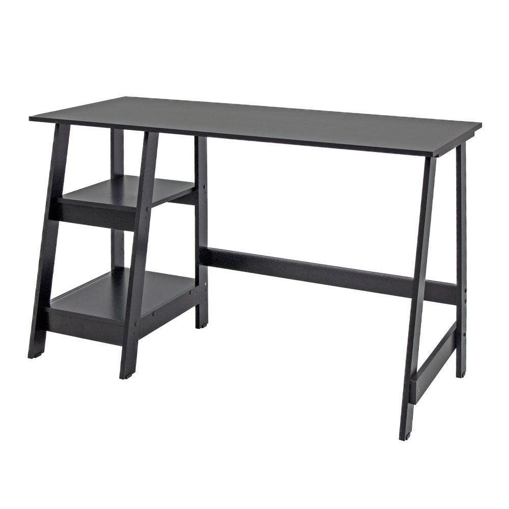 Mesa Escritório Escrivaninha Ditália Mc-190 Preto